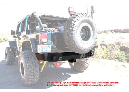 ARB HECKSTOSSSTANGE JEEP WRANGLER JK, STRUKTURIERTE OBERFLÄCHE, SCHWARZ