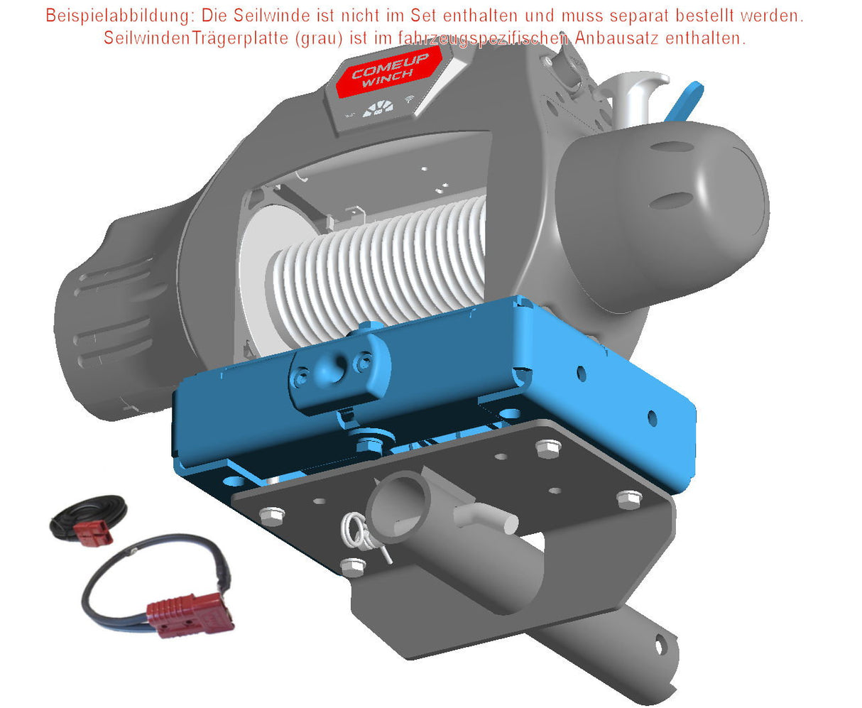 Seilspulung für Hidden Multi-Mount inklusive Kabel