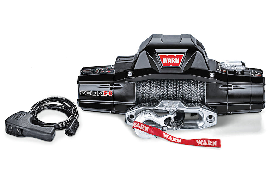 WARN Zeon 8S Seilwinde – Zubehör mit Fernbedienung und Sicherheitshaken