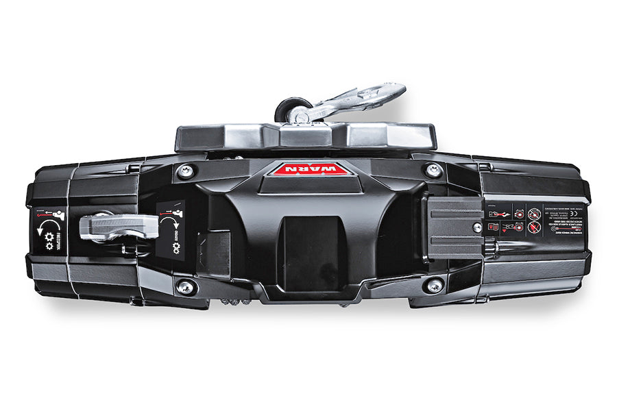 WARN Zeon 12S Seilwinde – Draufsicht auf kompaktes, robustes Gehäuse