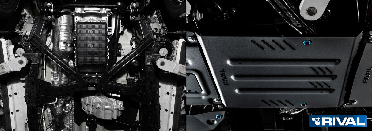 Boîte de vitesses de protection de soubassement pour VW Amarok 2023 - acier 3 mm