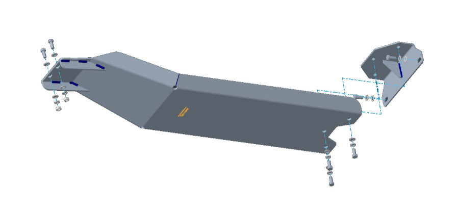 CAD Zeichnung Unterbodenschutz Ineos Grenadier