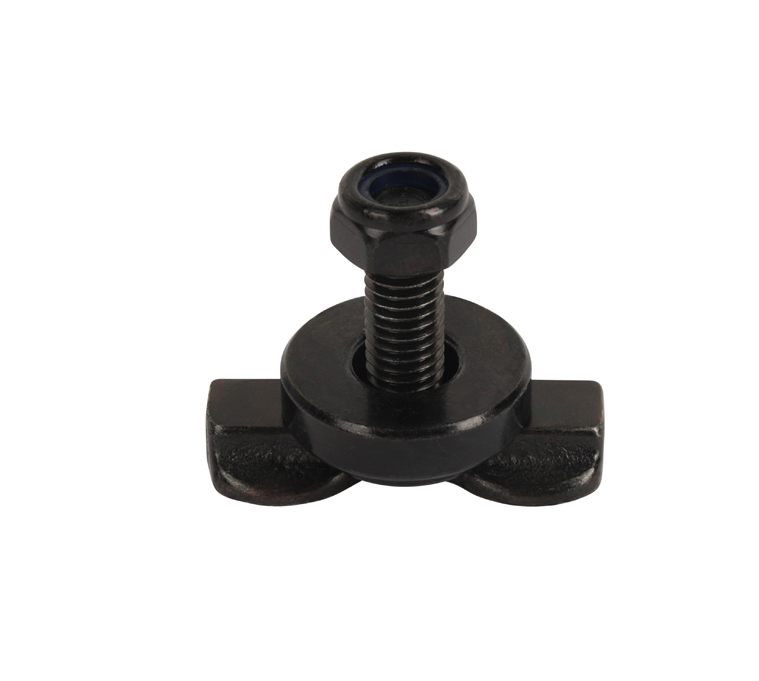 Frontansicht Overlandfuel Airlineschienenbolzen