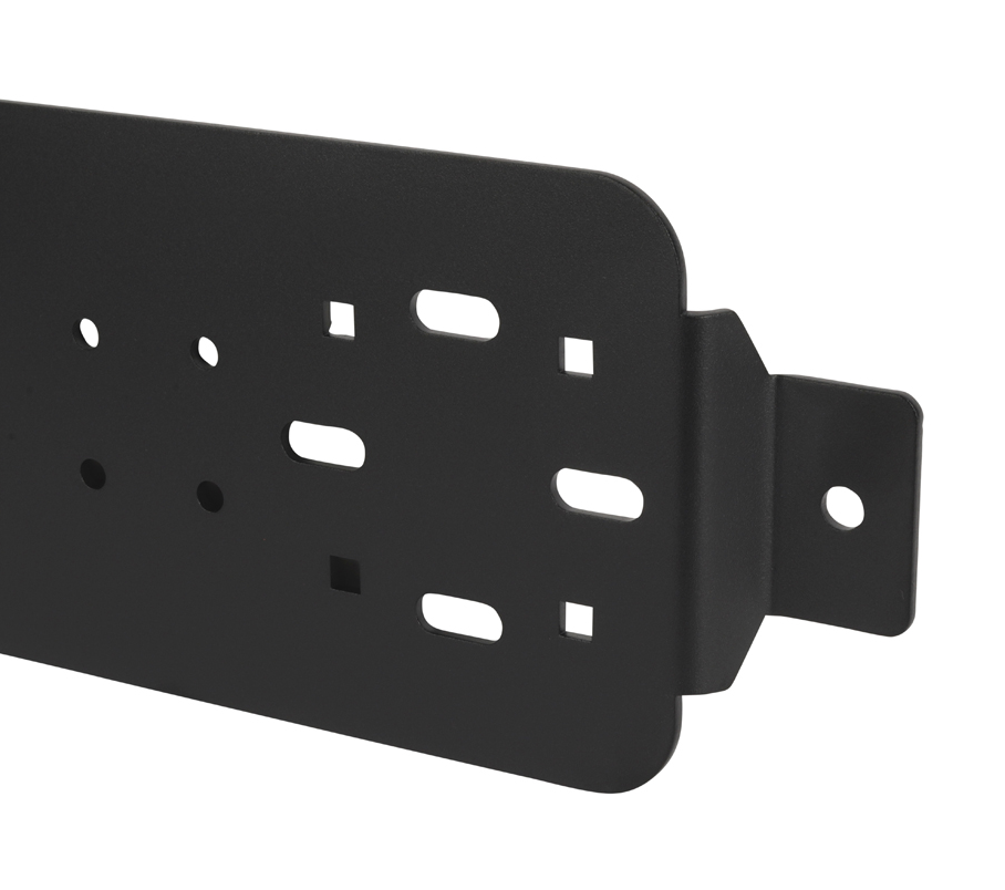 Nahaufnahme Overlandfuel Airlineschienen Montageplatte