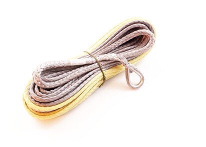 KUNSTSTOFFSEIL DYNATEC 2-KOMPONENTEN MKB 90,3KN, 30MX9,3MM MIT KAUSCHE, KABELSCH.