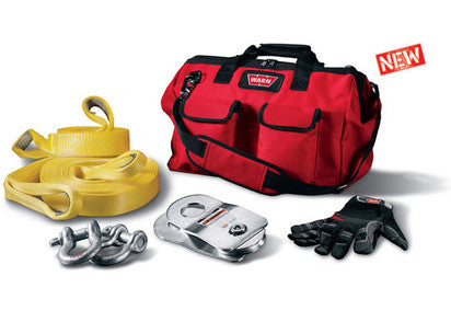 WARN ACCESSORY BAG, RED, INCLUDING CONTENTS FOR WINCHES UP TO 4.5 TONS PULLING FORCE
