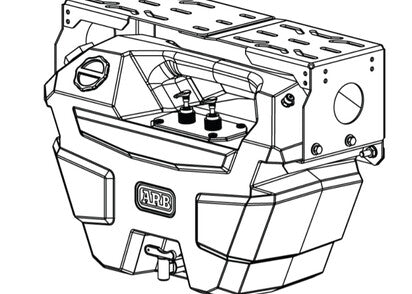 ARB FIXED BRACKET FÜR FRONTIER WASH STATION