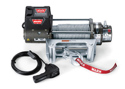 CABLE WINCH WARN M8000 12V 3,600 KG PULLING FORCE