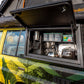 Alu-Cab Kitchen-Kit Inlet für Seitenfensterbox Hubdach "THOR" Land Cruiser 76, links