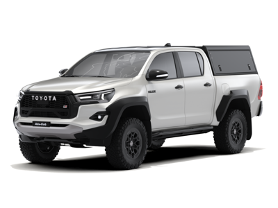 Alu-Cab Hardtop "Guard" für Toyota Hilux Revo 2016+ Doppelkabine schwarz/glatt