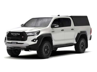 Alu-Cab Hardtop "Guard" für Toyota Hilux Revo 2016+ Doppelkabine schwarz/geriffelt