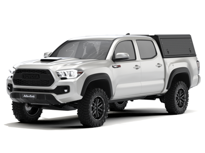 Alu-Cab Hardtop "Guard" für Toyota Tacoma 2016-2023 Shortbed schwarz/geriffelt