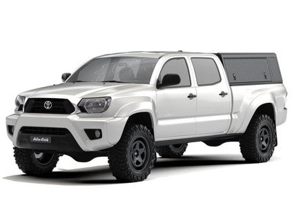 Alu-Cab Hardtop "Explorer" für Toyota Tacoma Gen 2 2005-2015 Long Bed schwarz/geriffelt
