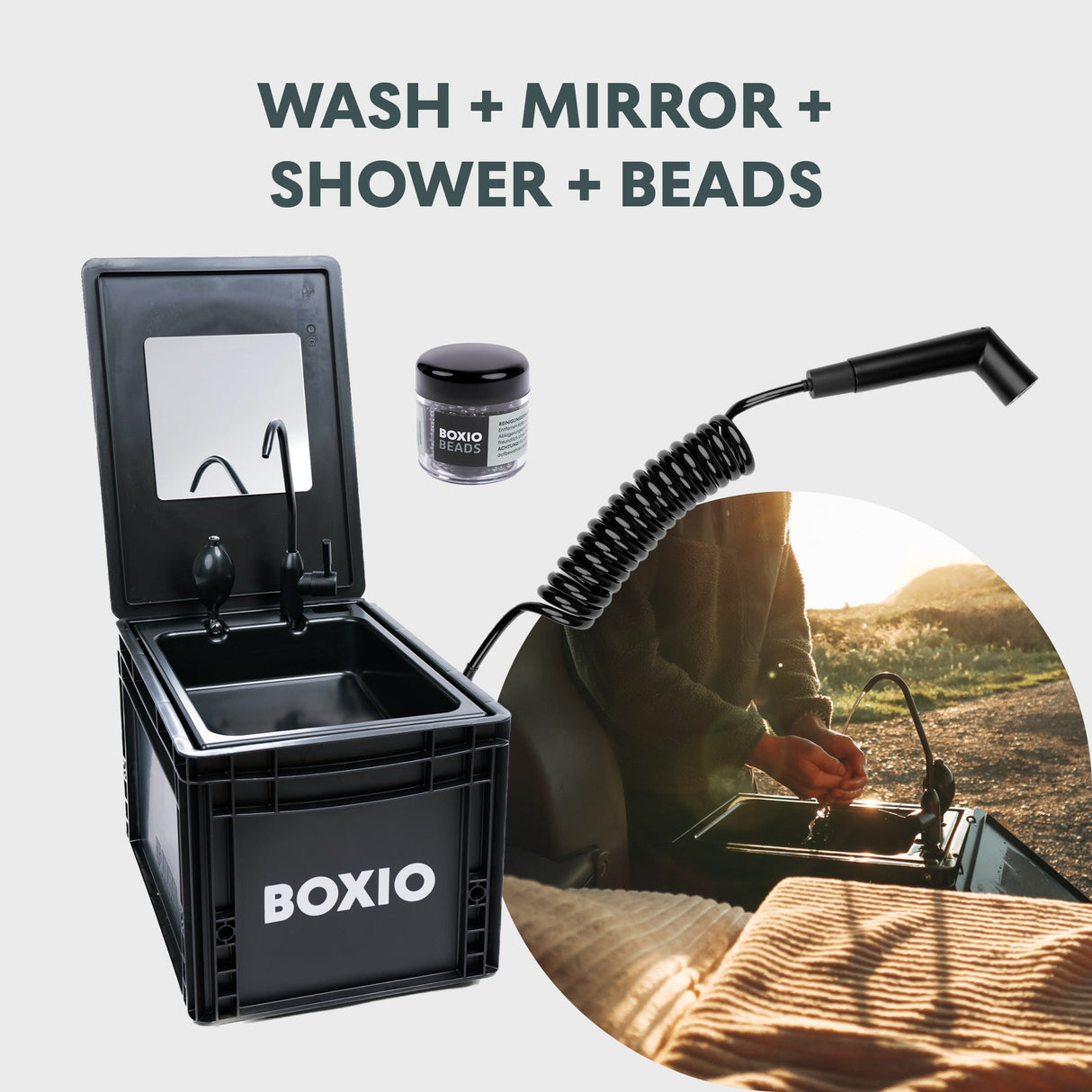 BOXIO SANITARY | Mobiles Badezimmer