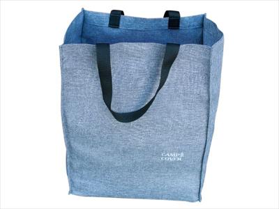 Camp Cover Afrikanischer Sweshwe Baumwoll-Shopper, Hellgrau