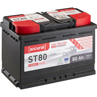 Alu-Cab 12V Batterie für Khaya 80Ah AGM
