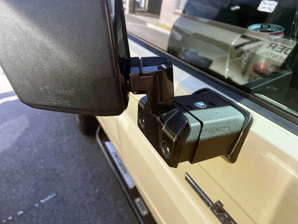 Alu-Cab Hubdach Spiegel-Erweiterung für Land Cruiser 76, 78, 79 (2er Set)
