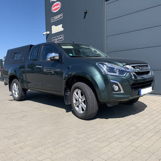 Alu-Cab Hardtop "Explorer" für Isuzu D-Max 2012-2020 Space-Kabine schwarz/geriffelt