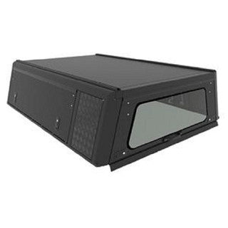 Alu-Cab Hardtop "Explorer" für Toyota Hilux 2005-2015 Extrakabine schwarz/geriffelt