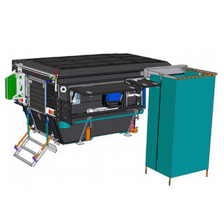 Alu-Cab Halterung für Shower Cube - Khaya Camper und XC Canopy Camper
