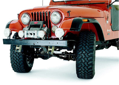 WARN WINCH MOUNTING KIT JEEP CJ5/7 *TN* STEEL, BLACK POWDER COATED