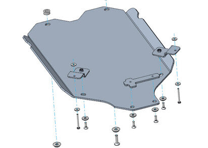 UNTERFAHRSCHUTZ FORD RANGER RAPTOR AB 11/2022, GETRIEBE