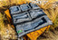 Camp Cover Stausystem Organizer sechs Taschen mit Sichtfenser und Klettbefestigung Schwarz