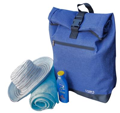 Camp Cover Rucksack Roll-Up Marineblau