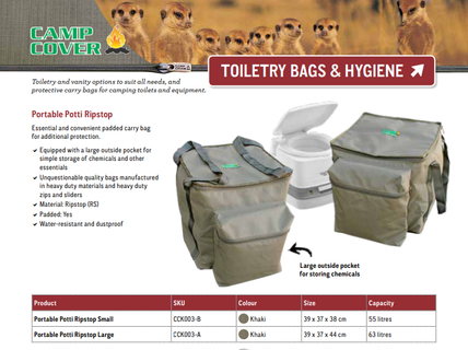 Camp Cover Tasche für ein kleines Porta Potti