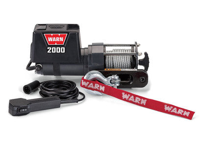 WARN WINDE 2000 DC, 12-V, INKL. 3.6 M FERNBEDIENUNG