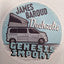Genesis Import Sticker James Baroud Dachzelt Retro Caselani 95mm ⌀