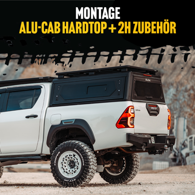 Alu-Cab Hardtop + 2h Zubehör - Montage