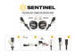 Lazer Lamps Sentinel 7" Elite in Weiß mit Positionslicht