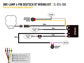 Lazer Lamps Kabelsatz Single-Lamp (für Utility 80HD & RP-Hyperspot) mit Verstellbarer Helligkeit