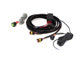 Lazer Lamps Kabelsatz mit Momentanschalter für zwei Linear 6 Elite+ (3-poligem, Superseal, 12V)