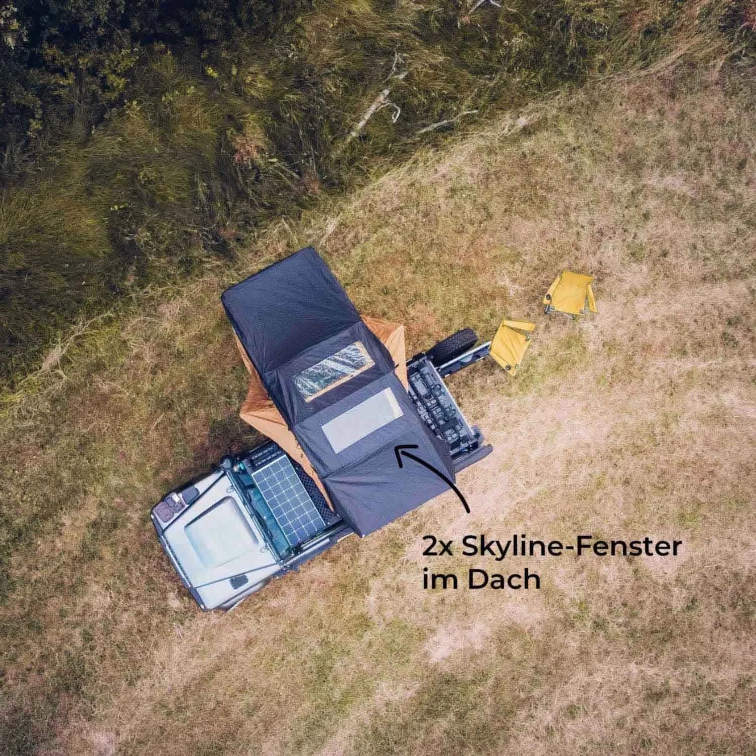 Vickywood folding roof tent BIG WILLOW