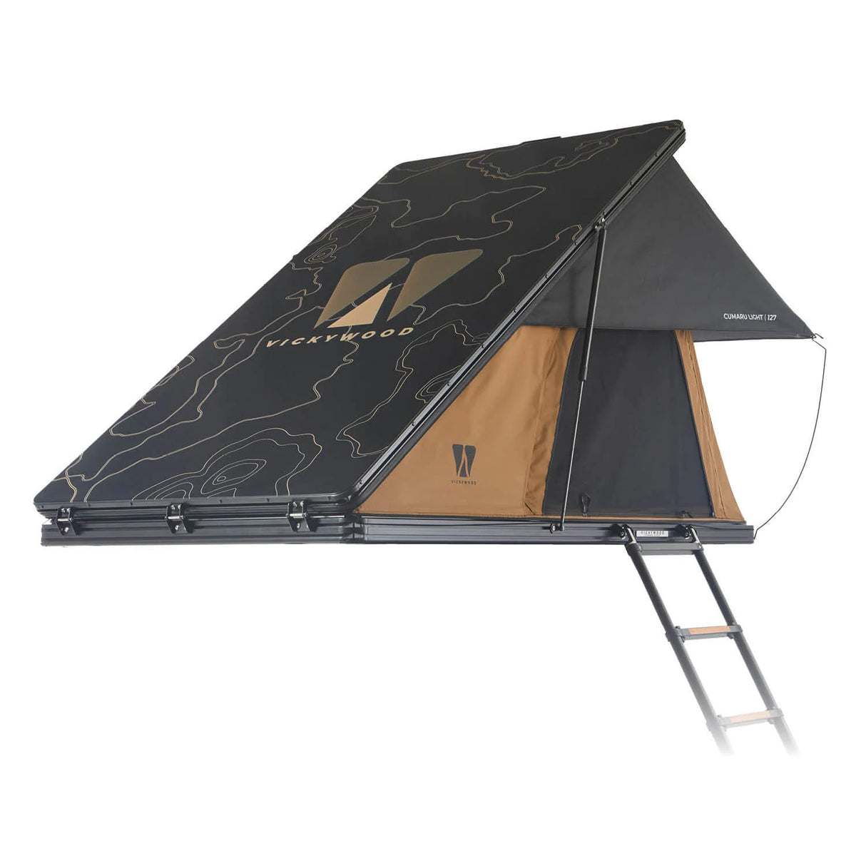 Vickywood aluminum hard shell roof tent CUMARU LIGHT