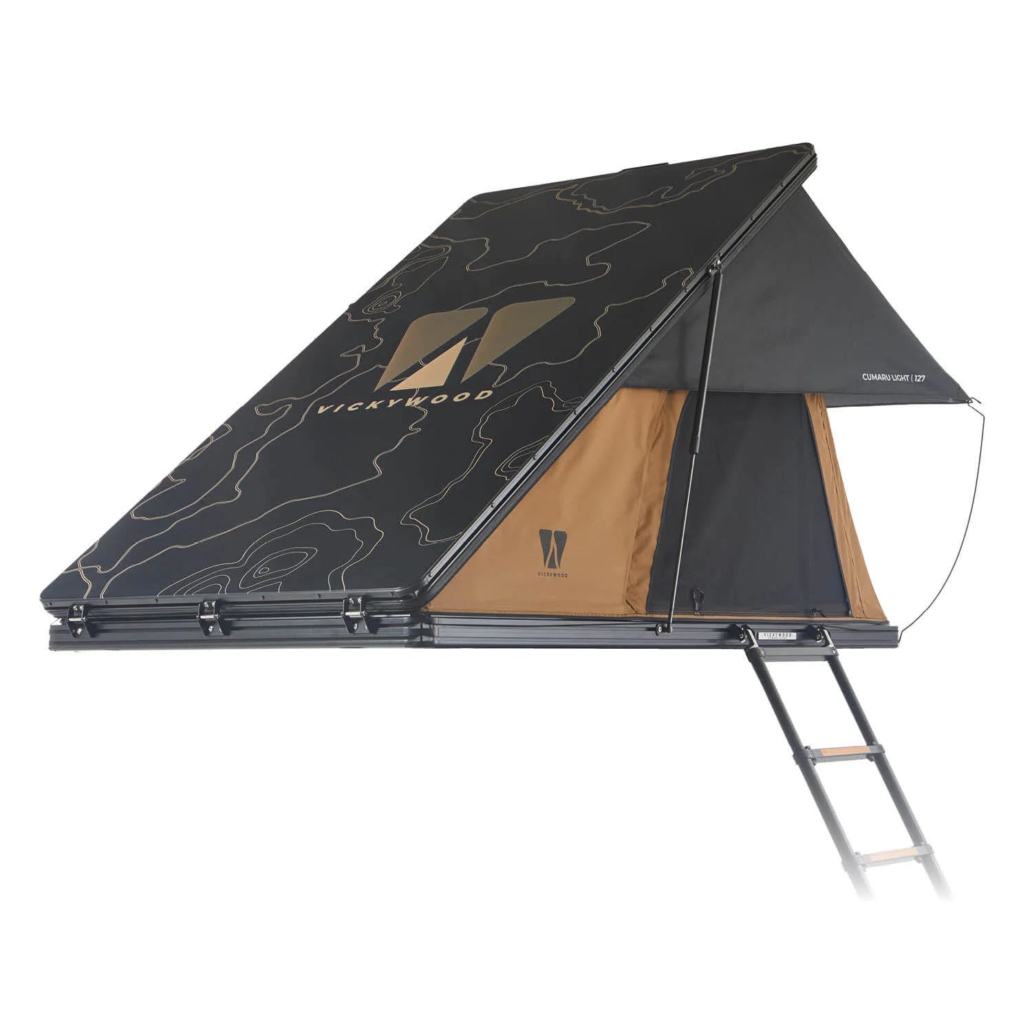 Vickywood aluminum hard shell roof tent CUMARU LIGHT