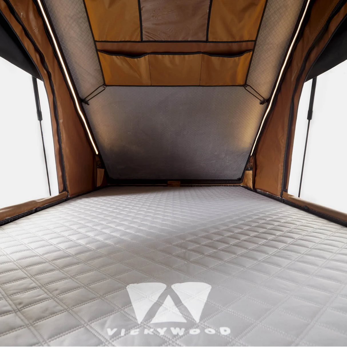 Vickywood aluminum hard shell roof tent CUMARU LIGHT