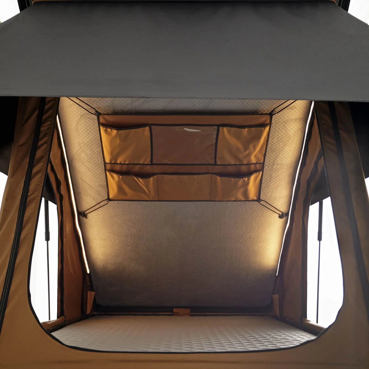 Vickywood aluminum hard shell roof tent CUMARU LIGHT