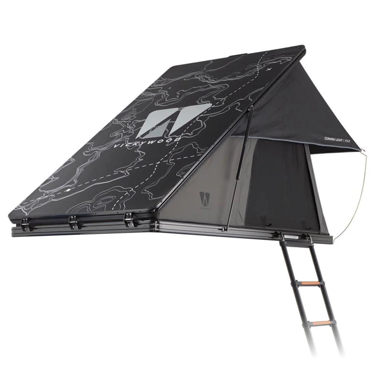 Vickywood aluminum hard shell roof tent CUMARU LIGHT