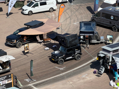 Ferropolis Messestand von Overlandingshop