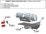Option für kleine Seilwinden am Hidden Multi-Mount