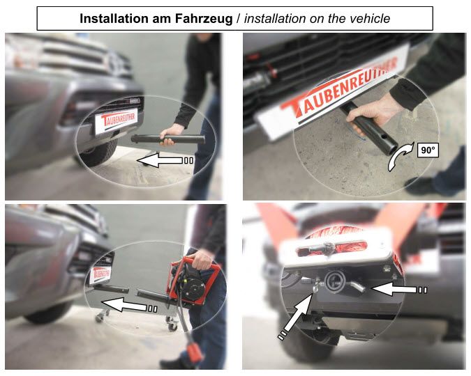 Option für kleine Seilwinden am Hidden Multi-Mount