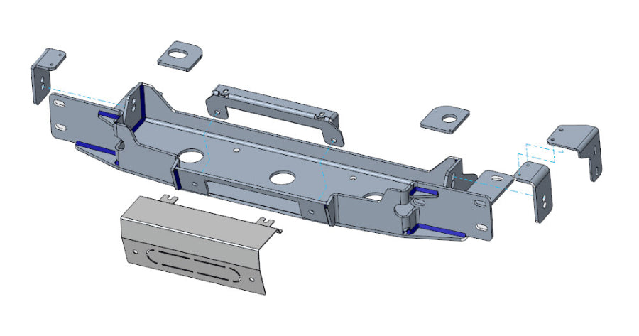 CAD Zeichnung für den Anbausatz