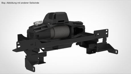 CAD Zeichnung des Seilwindenset