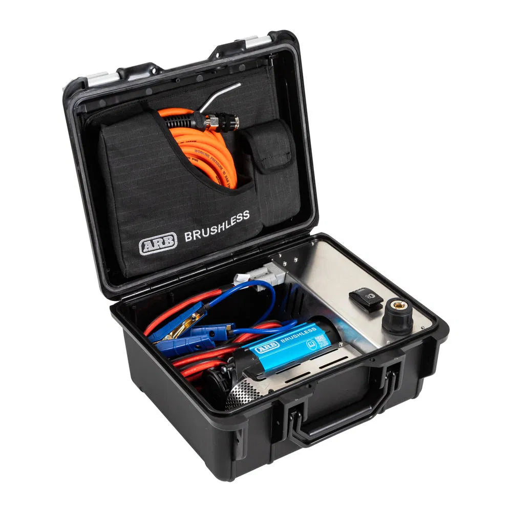 ARB Kompressorkoffer geöffnet