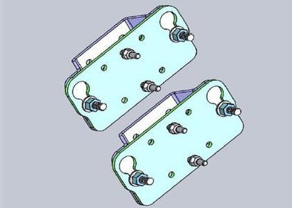 ARB MARKISENHALTER FÜR ARB DACHTRÄGER MIT RELING, RETRO FIT