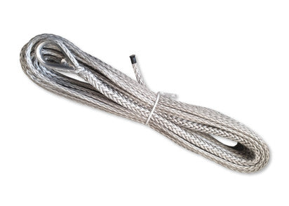 PLASTIC WINCH ROPE D-PRO-XTR, MKB 58.2 KN, 15M X 6MM FOR WARN AXON AND VRX