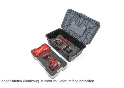 DECKED CROSSBOX FÜR KLEINE SCHUBLADEN, GRAU - INDIVIDUELLER SCHAUMSTOFF